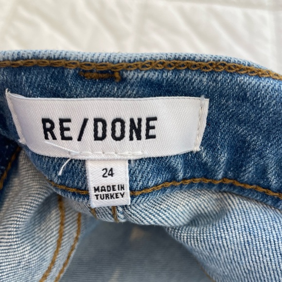 Re/Done High Rise Women's Jeans - Blue size 24 - Picture 10 of 15